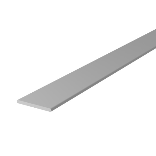 Профиль алюминиевый WOLTA WAP-S-12/1/2000-А накладной серый 12х1х2000мм подложка без рассеивателя - фото 1.