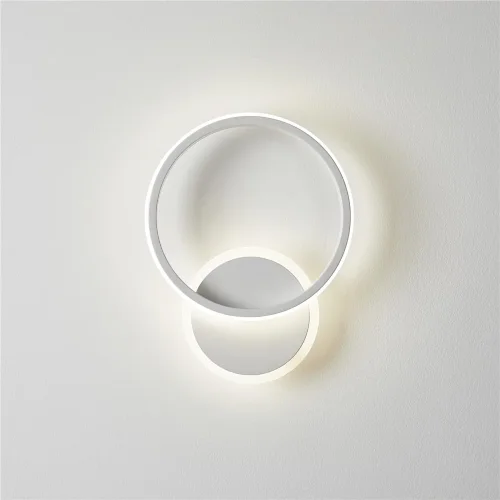 Настенный светильник (бра) FR6197WL-L15W Омега / Omega 15 Вт LED (Белый) FR6197WL-L15W - фото 4