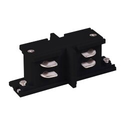 Коннектор прямой внутренний для трехфазного шинопровода черный TRC-1-3-II-BK (039594)