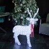 ULD-M6393-200-STA WHITE IP20 DEER-1 Фигура светодиодная Олень-1, 200 светодиодов, размер 63x36x93 см, цвет свечения-белый, IP20. - фото 5