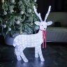 ULD-M6393-200-STA WHITE IP20 DEER-1 Фигура светодиодная Олень-1, 200 светодиодов, размер 63x36x93 см, цвет свечения-белый, IP20. - фото 6