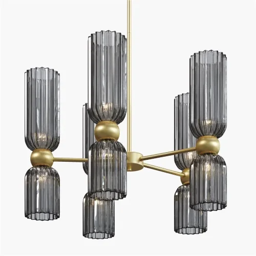 Подвесной светильник Antic E14х10 (Золото) - фото 7