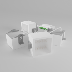 Светильник WOLTA PRO ГАЛАКТИКА ДВО10-36-042-4К-Б с БАП ЕМ1 Микропризма