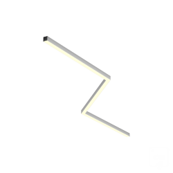 Светильник ЗигЗаг S50 (RAL9003/3x1291mm-135/LT70 — 3K/78W)