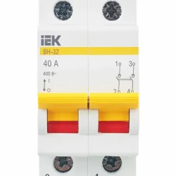 Выключатель нагрузки (мини-рубильник) 2п 40А ВН-32 KARAT IEK MNV10-2-040