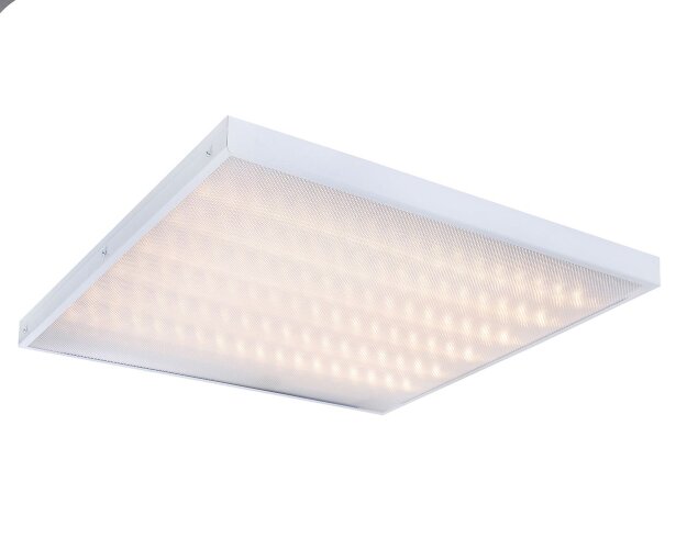 Универсальный офисный светодиодный светильник Армстронг 60 Вт IP44 595x595x40 мм 3000K Призма - фото 3