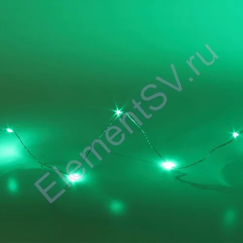 Светодиодная нить SK152 (12V, 200Led, green) - фото.