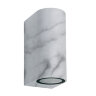 UUL-P52A 2х6W-GU10 IP65 MARBLE Светильник уличный, под две лампы GU10, Архитектурный накладной, Цвет корпуса мрамор, TM Uniel - фото 1