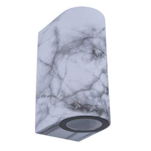 UUL-P52A 2х6W-GU10 IP65 MARBLE Светильник уличный, под две лампы GU10, Архитектурный накладной, Цвет корпуса мрамор, TM Uniel - фото 3