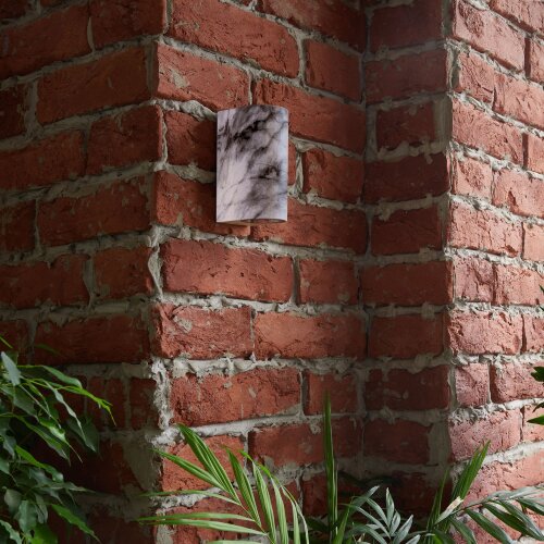 UUL-P52A 2х6W-GU10 IP65 MARBLE Светильник уличный, под две лампы GU10, Архитектурный накладной, Цвет корпуса мрамор, TM Uniel - фото 14