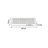 ULR-Q401 2W-DW WHITE S01 Светильник светодиодный аварийного освещения ВЫХОД, Дневной свет 6500K, Встроенный аккумулятор AC-DС, Корпус белый. - фото 7