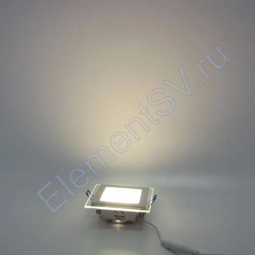 Светодиодный светильник встраиваемый IC-SW L100 (6W, Warm White) - фото 3.