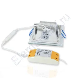 Светодиодный светильник встраиваемый IC-SW L100 (6W, Warm White)