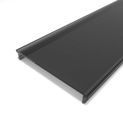 Рассеиватель поликарбонатный для профиля LC-LRM-BL44-2 чёрный