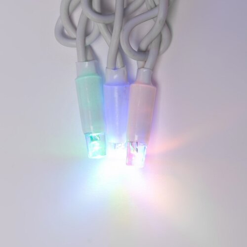 ULD-C2030-240-TWK MULTI IP67 Занавес светодиодный с эффектом мерцания, 3х2м, Соединяемый, 240 светодиодов, Разноцветный свет, Провод белый. - фото 4