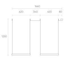 Комплект ременной трековой системы Belty, Denkirs DK55SET04-01-DB
