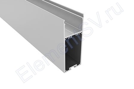 Профиль алюминиевый прямоугольный 4L-3590-S ANOD
