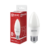 Лампа светодиодная LED-СВЕЧА-VC 8Вт 230В Е27 4000К 760Лм IN HOME - Фото