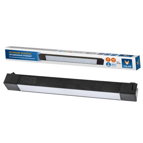 ULB-Q281 20W-4000K BLACK Светильник-прожектор светодиодный трековый, Линейный, 1600 Лм, Белый свет 4000К, Корпус черный - фото 7