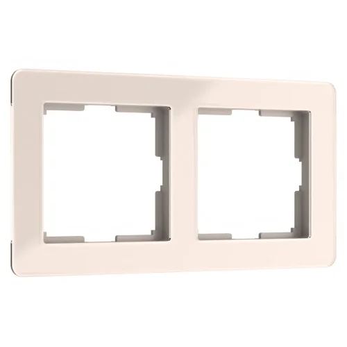 Рамка из акрила на 2 поста Acrylic айвори W0022743 - фото