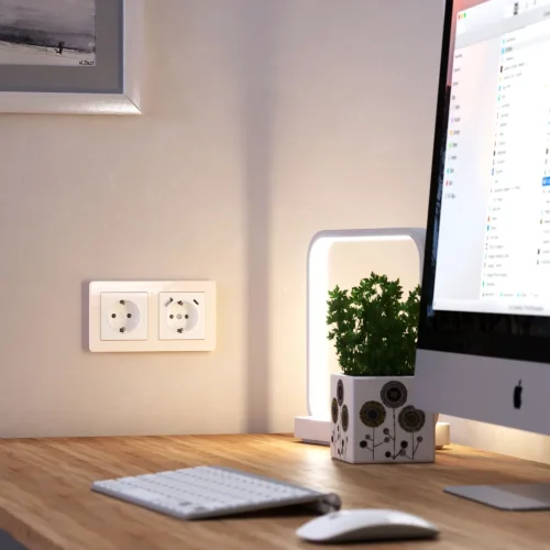 Рамка из акрила на 2 поста Acrylic айвори W0022743 - фото 2