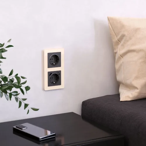 Рамка из акрила на 2 поста Acrylic айвори W0022743 - фото 3