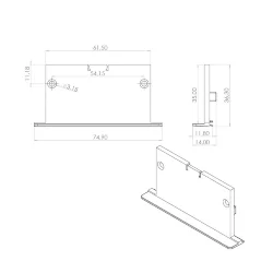 Заглушка для профиля (578)