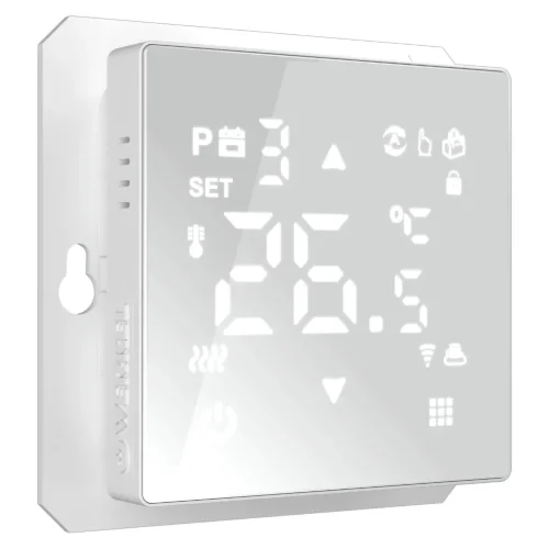 Умный сенсорный терморегулятор для теплого пола белый W1151201 - фото