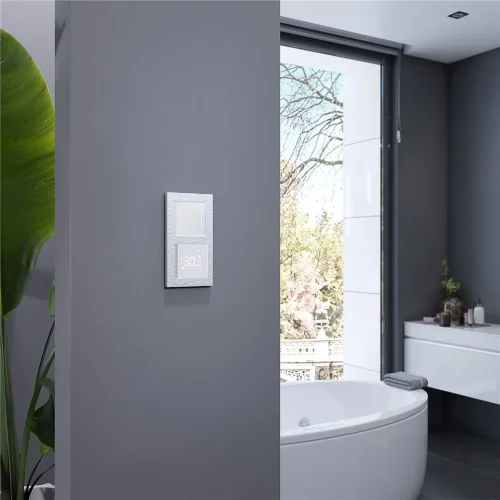 Умный сенсорный терморегулятор для теплого пола белый W1151201 - фото 5