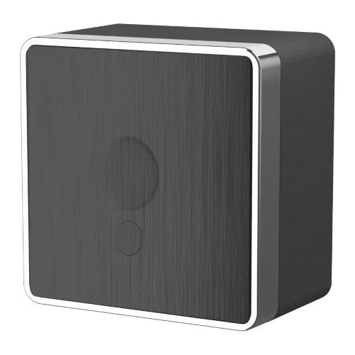 Вывод кабеля Gallant графит рифленый W5050204 - фото