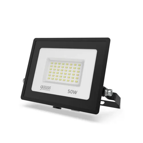 Прожектор светодиодный Elementary 50Вт 6500К IP65 4250лм 200-240В ДО ПРОМО G2 черн. GAUSS 613100350P - фото