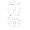 Телефонная розетка RJ-11 (белая) W1182001 - фото 6