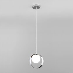 Подвесной светильник со стеклянным плафоном 50205/1 хром (051776)