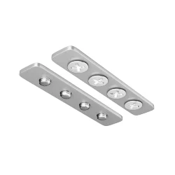 Комплект соединителей прямых для профиля натяжного потолка, 2шт (Черный)