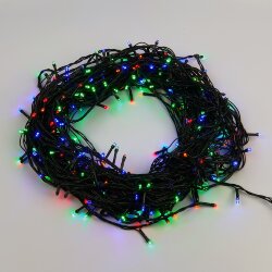 ULD-S5000-500-DGA MULTI IP20 Гирлянда светодиодная, 50м, 500 светодиодов, Разноцветный свет, Провод зеленый