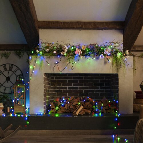 ULD-S5000-500-DGA MULTI IP20 Гирлянда светодиодная, 50м, 500 светодиодов, Разноцветный свет, Провод зеленый - фото 8