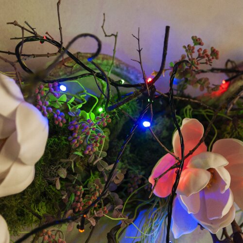 ULD-S5000-500-DGA MULTI IP20 Гирлянда светодиодная, 50м, 500 светодиодов, Разноцветный свет, Провод зеленый - фото 9