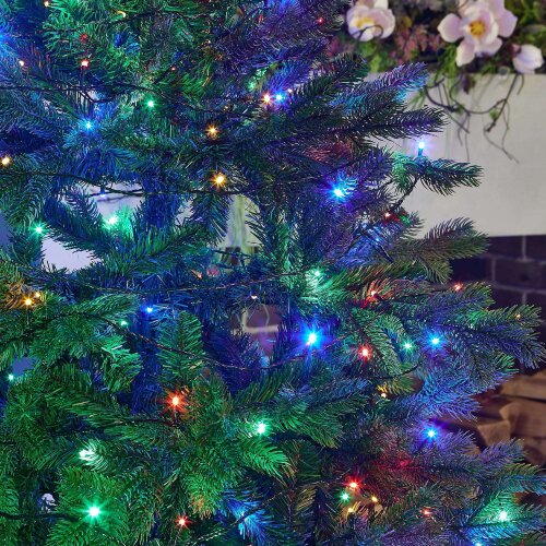 ULD-S5000-500-DGA MULTI IP20 Гирлянда светодиодная, 50м, 500 светодиодов, Разноцветный свет, Провод зеленый - фото 11