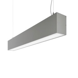 ULO-K10D 22W-4000K-L50-H IP40 SILVER Светильник линейный светодиодный подвесной, Белый свет 4000K, 3080 Лм, Алюминий, Цвет серебро, TM Uniel