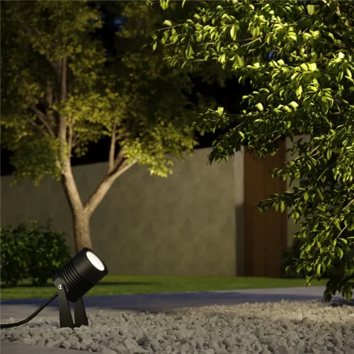 Ландшафтный светодиодный поворотный светильник Landscape IP54 043 FL LED черный - фото 5