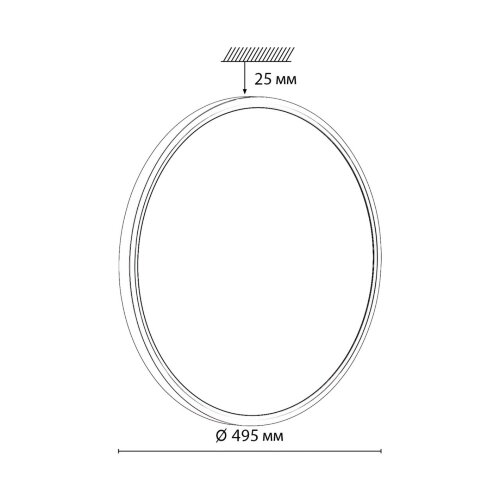 Настенно-потолочный светильник «Sonex» 7660/40L, серия: ALFA BLACK (накладной). Фото 4.