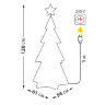 ULD-R502 220V XMAS TREE Светильник декоративный Ёлка, 400 светодиодов, Белый свет, Цвет корпуса радужный, TM Uniel - фото 7