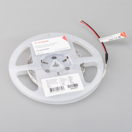 Светодиодная лента ULTRA-С64-10mm 24V Day4000 (14.4 W/m, IP20, 5630, 5m) (Arlight, высок.эфф.160 лм/Вт) 036359 - фото 3