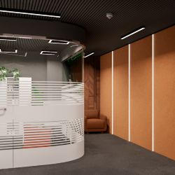 Светильник WOLTA PRO КОНТУР ПИ ДСО03-108-401-5К-Б Матовый