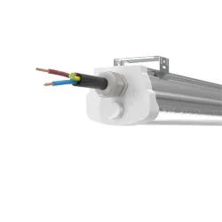 Светильник светодиодный ДСП WP 20 C 40W W 840 L1200 EL 1200х74х60мм 40Вт 4000К IP66 пылевлагозащ. с БАП 1ч 3Вт с автотест. бел. Русский Свет 27072023790