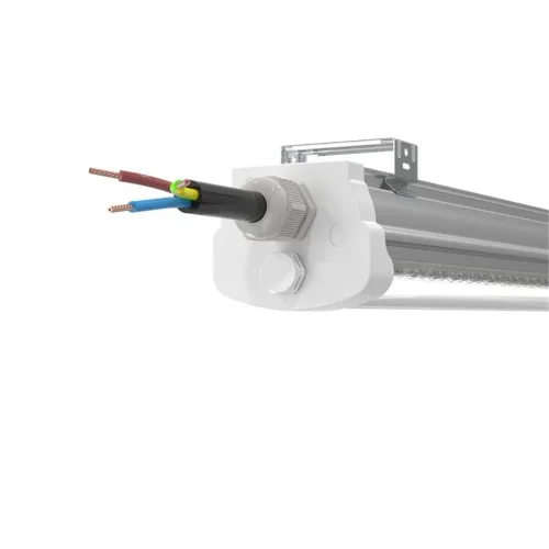 Светильник светодиодный ДСП WP 20 C 40W W 840 L1200 EL 1200х74х60мм 40Вт 4000К IP66 пылевлагозащ. с БАП 1ч 3Вт с автотест. бел. Русский Свет 27072023790 - фото 3