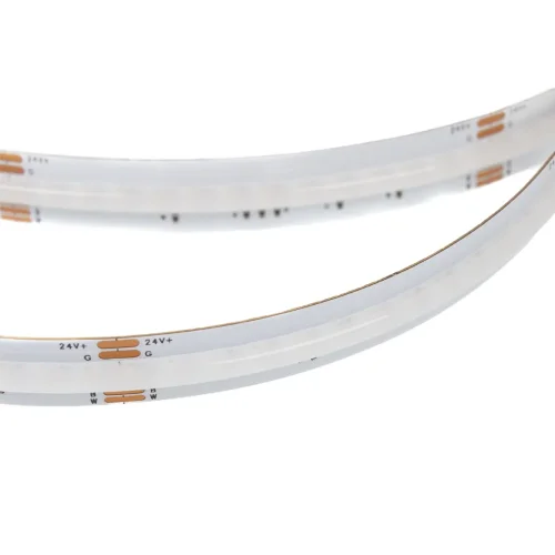 Светодиодная лента COB, 784 chip/m, RGB+ дневная 4000K, 24V, 20W/m, CRI>90, P12, IP20, A260 - фото II