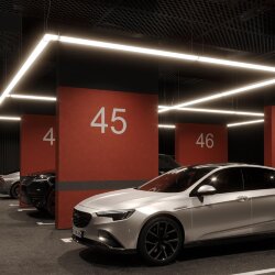 Светильник линейный светодиодный, в комплекте прямой соединитель, крепёжные планки, сетевой кабель 2 «Novotech» 359828, серия: BITS (крепление на планке)