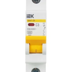 Выключатель автоматический модульный 1п C 3А 4.5кА ВА47-29 KARAT IEK MVA20-1-003-C