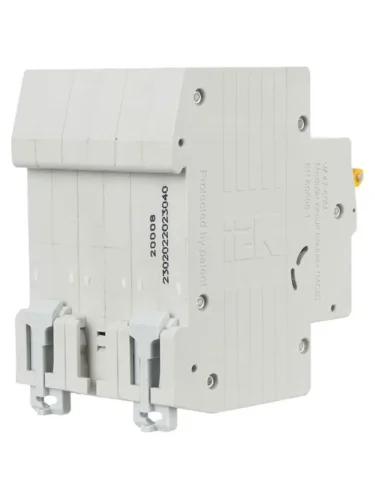 Выключатель автоматический модульный 3п C 40А 6кА ВА47-60M KARAT IEK MVA31-3-040-C - фото 3